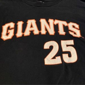 Vintage 1994 Barry Bonds Majestic T-Shirt San Francisco Giants Size Large